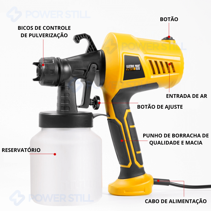 Pulverizador de Tinta Elétrico Air Performance 400W e 22000 RPM