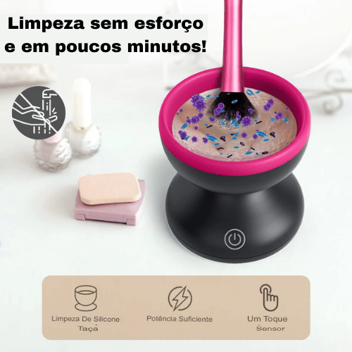 Limpador Elétrico De Pincéis Make