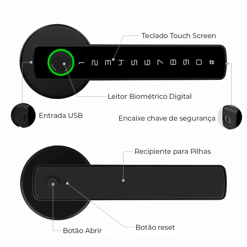 Fechadura Digital Biométrica