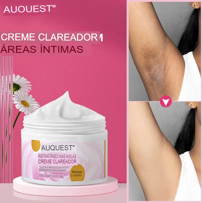 Creme Clareador Auquest  Corporal Joelho Axilas Braço 50g