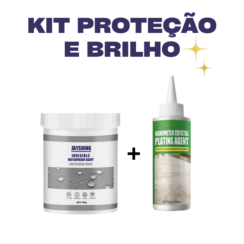 Kit Proteção e Brilho (Contra Infiltrações & para Mármores)